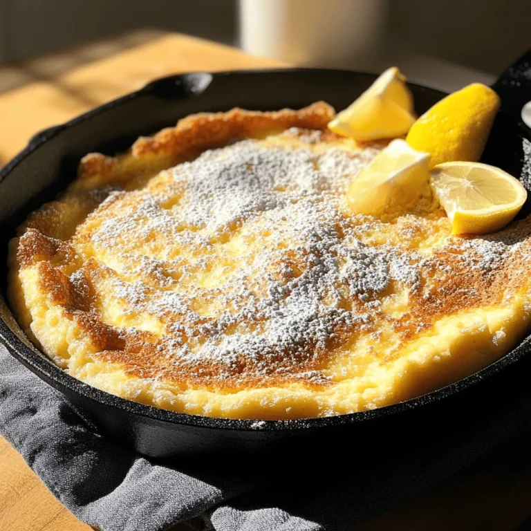 German pancakes, known for their airy and light texture, have been captivating breakfast lovers for generations. Unlike your typical pancake, which is cooked on a griddle, the German pancake is baked in the oven, resulting in a delightful puffiness that can only be achieved through this unique cooking method. This recipe offers a simple yet satisfying approach to making these fluffy delights, perfect for breakfast or brunch occasions. With just a few ingredients, you can whip up a dish that is not only visually impressive but also incredibly delicious.