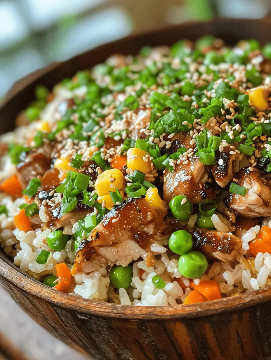 Fried rice is a staple in many cuisines around the world, but in Japan, it takes on a unique character that celebrates the country's rich culinary traditions. The Savory Japanese BBQ Chicken Fried Rice Extravaganza is not just a meal; it’s a vibrant dish that encapsulates the essence of Japanese home cooking. This dish is a perfect illustration of how simple ingredients can be transformed into a flavor-packed delight, making it a beloved choice in Japanese households.