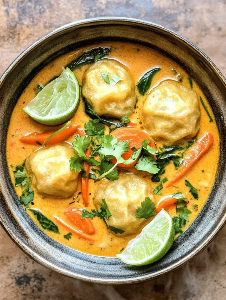 Welcome to the comforting and flavorful world of Heavenly Curry Dumpling Soup, a dish that embodies warmth and satisfaction. This delightful recipe is perfect for cozy evenings spent indoors or for impressing guests at your next gathering. Imagine a bowl filled with tender, steaming dumplings nestled in a rich, aromatic broth, creating a delightful contrast of textures and flavors that can turn any meal into a heartwarming experience.