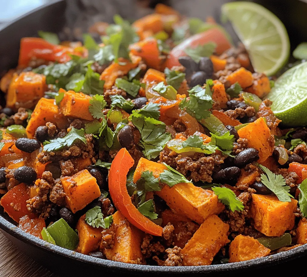 If you’re on the lookout for a nutritious, flavorful, and easy one-pan meal, look no further than the Southwest Ground Beef and Sweet Potato Skillet. This dish is not only visually appealing but also packed with wholesome ingredients that make it a perfect dinner choice for busy weeknights or leisurely weekends alike. With a delightful combination of ground beef, colorful vegetables, and savory spices, this meal brings the vibrant essence of Southwestern cuisine to your kitchen.
