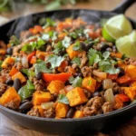 If you’re on the lookout for a nutritious, flavorful, and easy one-pan meal, look no further than the Southwest Ground Beef and Sweet Potato Skillet. This dish is not only visually appealing but also packed with wholesome ingredients that make it a perfect dinner choice for busy weeknights or leisurely weekends alike. With a delightful combination of ground beef, colorful vegetables, and savory spices, this meal brings the vibrant essence of Southwestern cuisine to your kitchen.