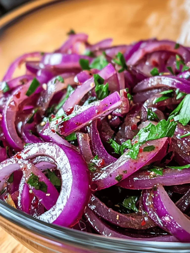If you're looking to elevate your culinary creations, zesty sumac onions are a fantastic way to add a burst of flavor to your dishes. Originating from the Middle East, sumac has become increasingly popular in kitchens around the globe due to its tangy, lemony flavor that can brighten up any meal. When paired with the vibrant sweetness of red onions, this recipe transforms a simple ingredient into a tantalizing condiment that enhances the taste of salads, grilled meats, wraps, and more.