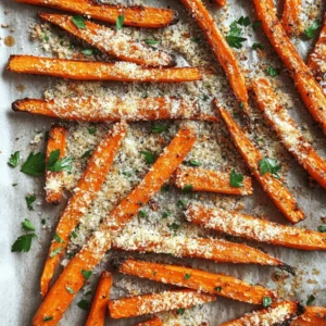 If you're searching for a deliciously healthy alternative to traditional French fries, look no further than Parmesan Roasted Carrot Fries. These delightful treats not only satisfy your cravings for something crispy and savory but also pack a nutritious punch. Carrots, often overlooked in the world of fry alternatives, take center stage in this recipe, transforming ordinary vegetables into a gourmet side dish, snack, or appetizer.