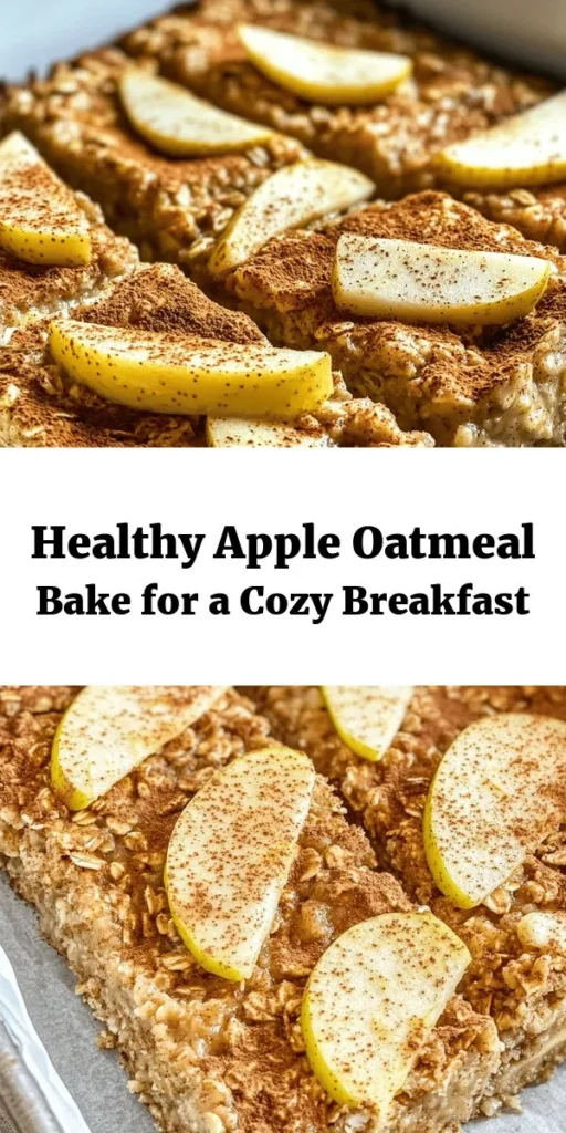 Start your day on a healthy note with this Irresistible Healthy Apple Oatmeal Breakfast Bake! Packed with nutritious rolled oats, almond milk, diced apples, and a touch of sweetness from maple syrup, this warm and comforting dish is perfect for breakfast or brunch. Easy to prepare and bake, it’s customizable with nuts or dried fruits for added flavor and texture. Serve it fresh from the oven for a delightful morning treat that everyone will love!